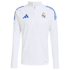 adidas Real Madrid Trainingspak 1/4-Zip Europees 2025-2026 Wit Blauw