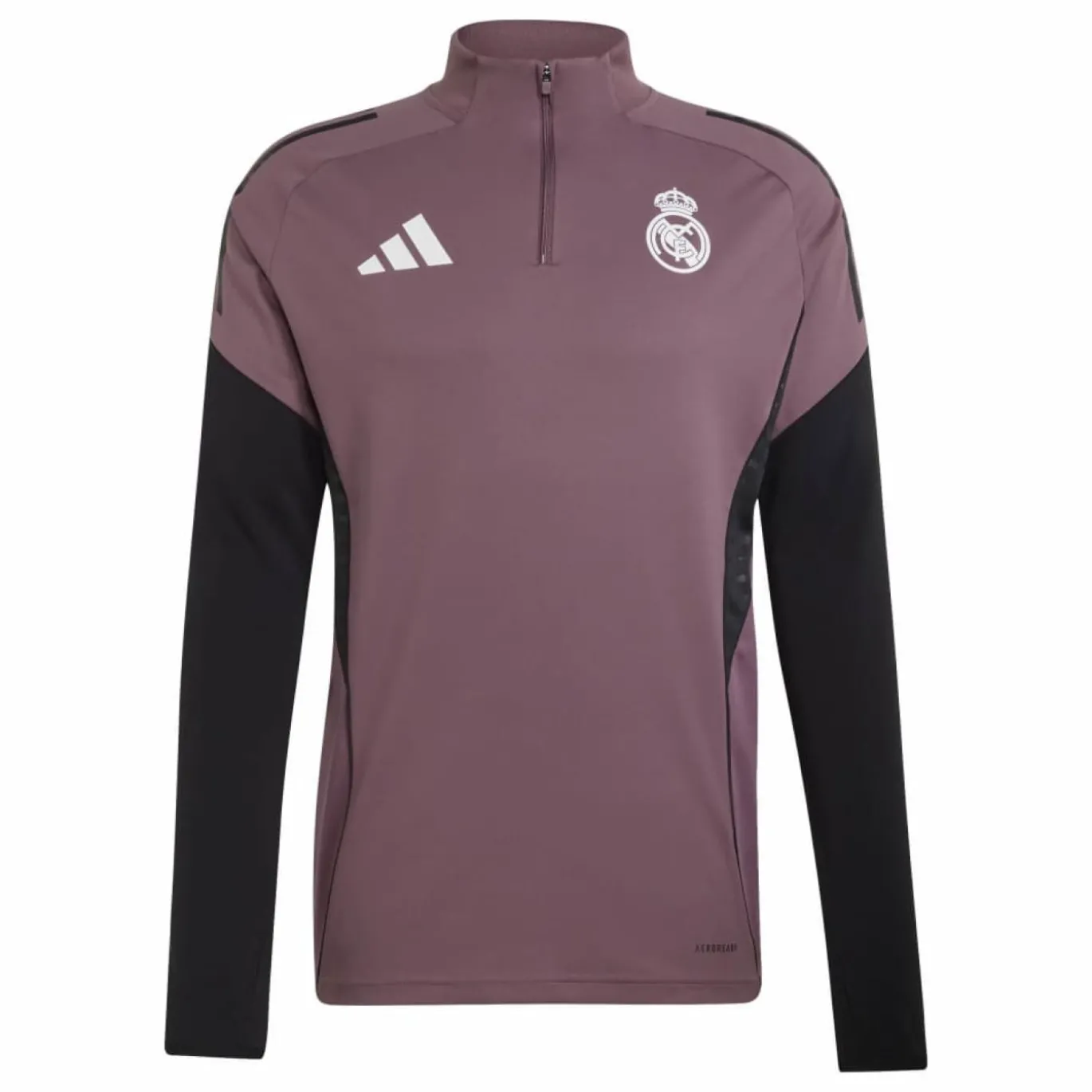 adidas Real Madrid Trainingstrui 1/4-Zip 2025-2026 Paars Zwart Wit