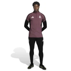 adidas Real Madrid Trainingstrui 1/4-Zip 2025-2026 Paars Zwart Wit