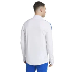 adidas Real Madrid Trainingstrui 1/4-Zip Europees 2025-2026 Wit Blauw