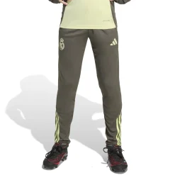 adidas Real Madrid Trainingsbroek 2025-2026 Kids Grijs Lichtgroen
