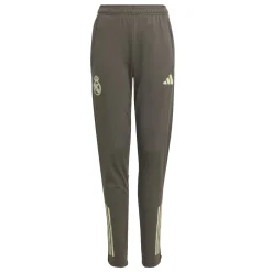 adidas Real Madrid Trainingsbroek 2025-2026 Kids Grijs Lichtgroen