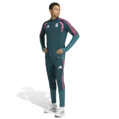 adidas Real Madrid Trainingsbroek 2026-2027 Donkergroen Roze Wit