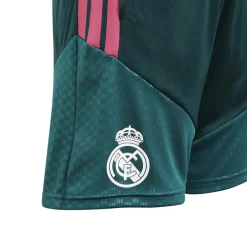adidas Real Madrid Trainingsbroekje 2026-2027 Kids Donkergroen Roze Wit