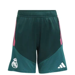 adidas Real Madrid Trainingsbroekje 2026-2027 Kids Donkergroen Roze Wit