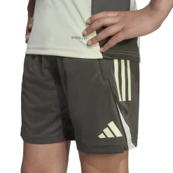 adidas Real Madrid Trainingsbroekje 2025-2026 Kids Grijs Lichtgroen