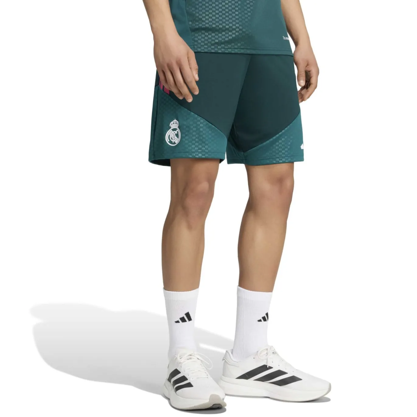 adidas Real Madrid Trainingsbroekje 2026-2027 Donkergroen Roze Wit