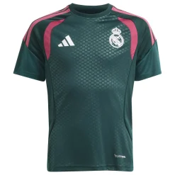 adidas Real Madrid Trainingsshirt 2026-2027 Kids Donkergroen Roze Wit
