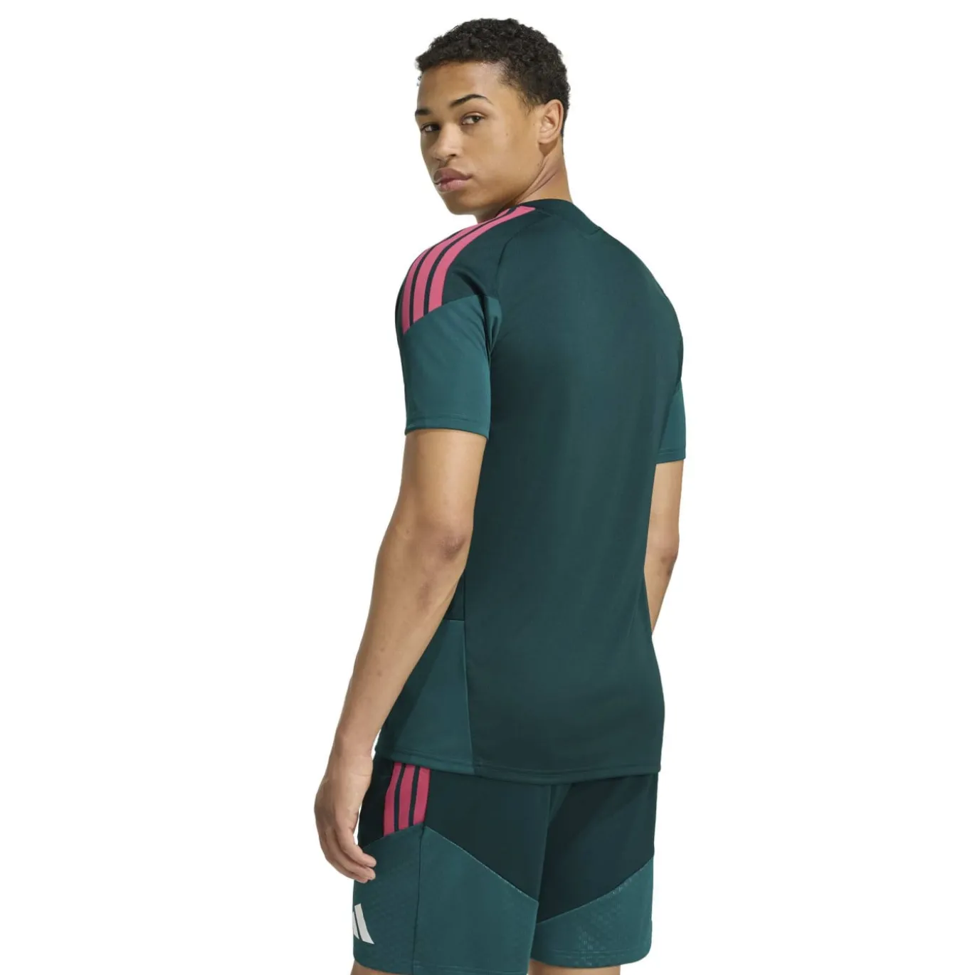 adidas Real Madrid Trainingsshirt 2026-2027 Donkergroen Roze Wit