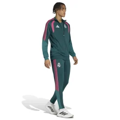 adidas Real Madrid Trainingspak 2026-2027 Donkergroen Roze Wit
