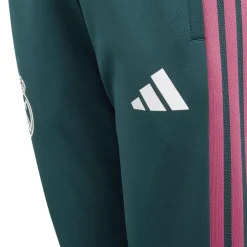adidas Real Madrid Trainingspak 1/4-Zip 2026-2027 Kids Donkergroen Roze Wit
