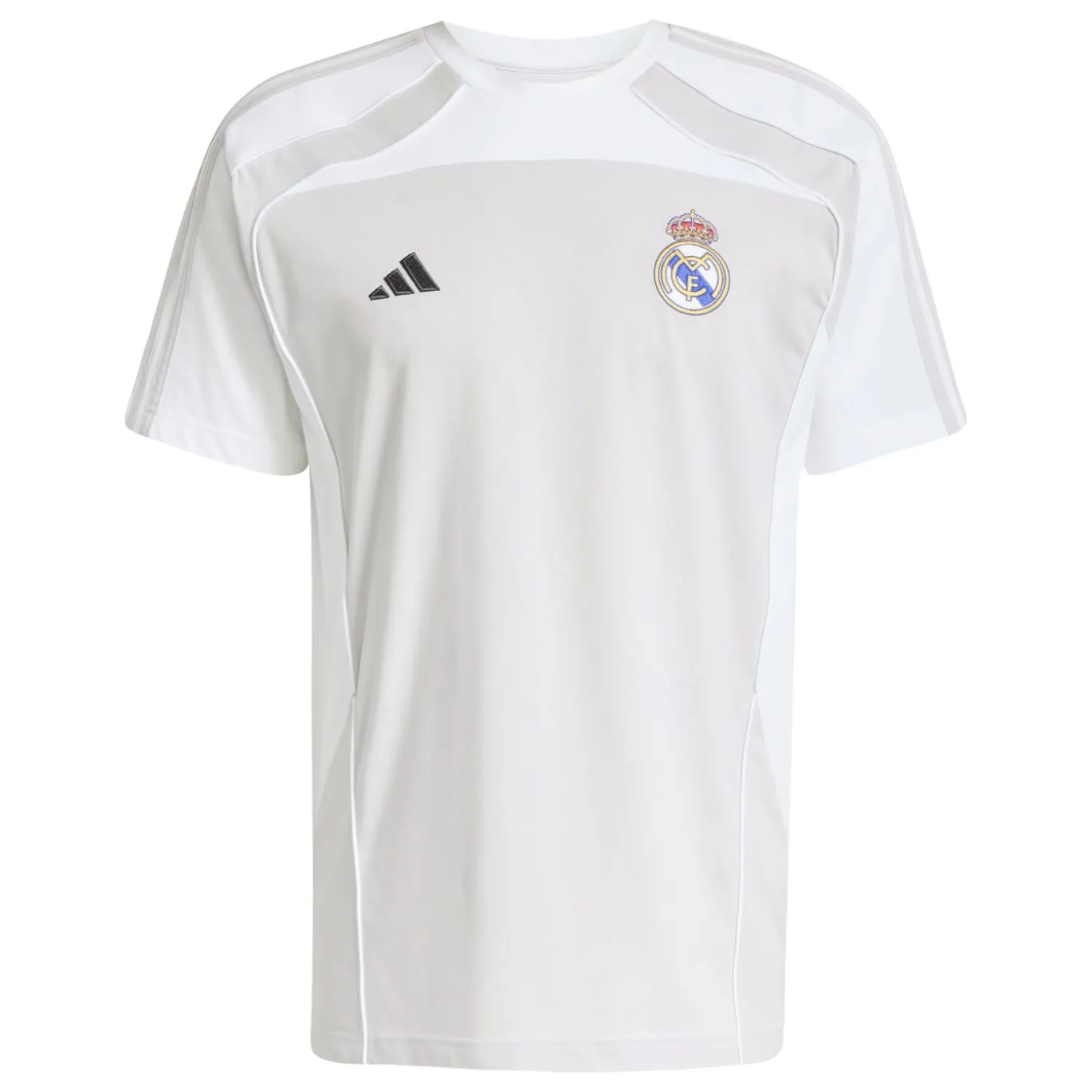 adidas Real Madrid Urban Purist T-Shirt 2025-2026 Lichtgrijs Wit Zwart