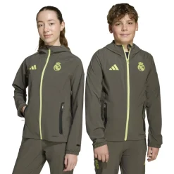 adidas Real Madrid Vis Tech Vest Kids Grijs Lichtgroen
