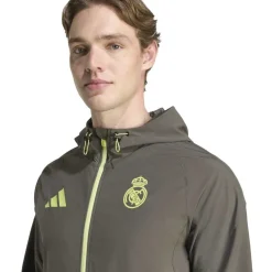 adidas Real Madrid Vis Tech Vest Grijs Lichtgroen