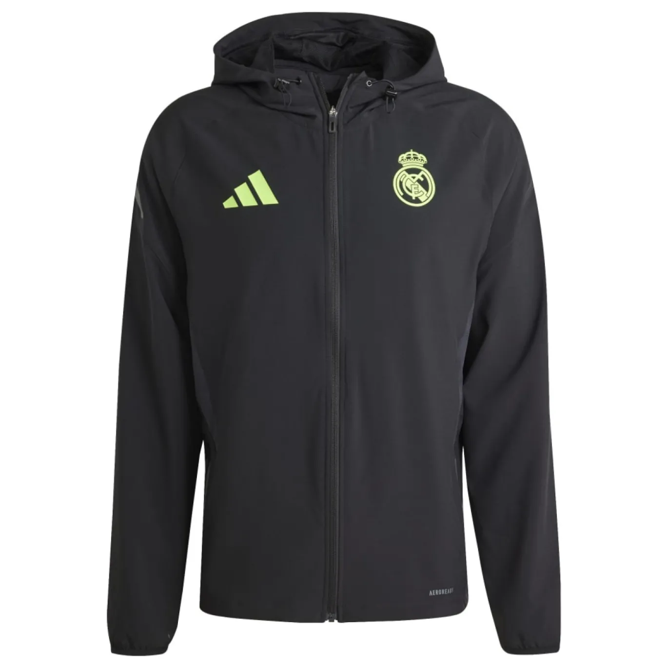 adidas Real Madrid Vis Tech Vest Zwart Lichtgroen