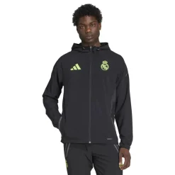 adidas Real Madrid Vis Tech Vest Zwart Lichtgroen