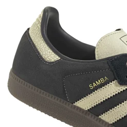 adidas Samba OG Sneakers Donkergrijs Donkergroen Beige
