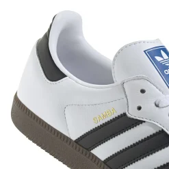 adidas Samba OG Sneakers Wit Zwart Lichtbruin