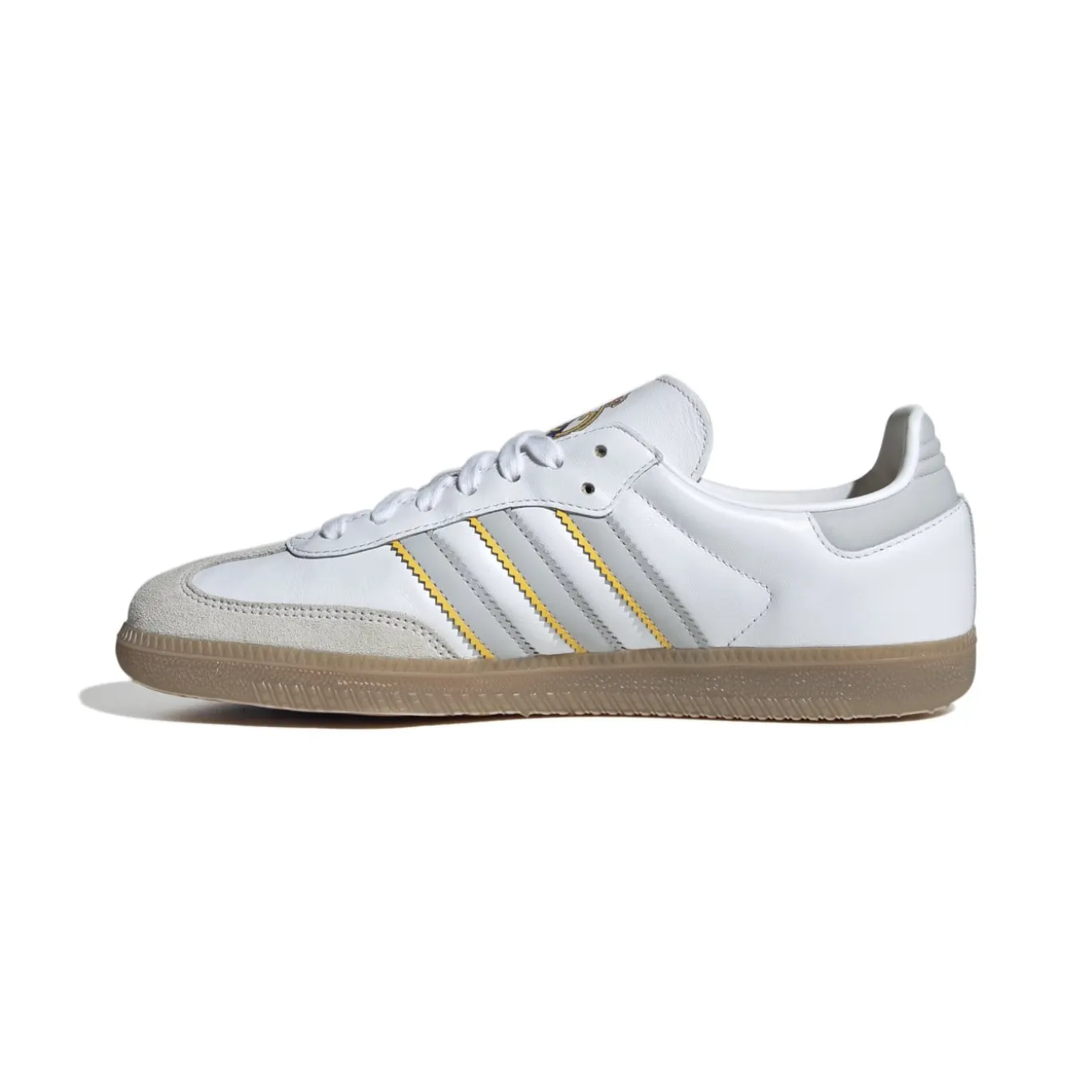 adidas Samba Real Madrid Sneakers Wit Lichtgrijs Geel