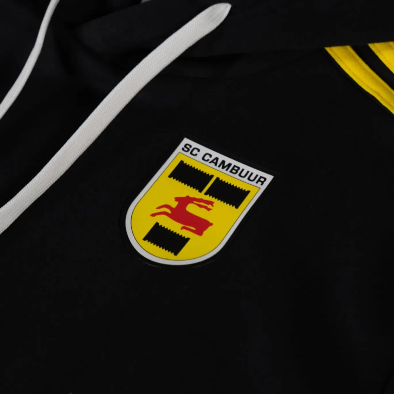 adidas SC Cambuur Hoodie Zwart Geel 2025-2026