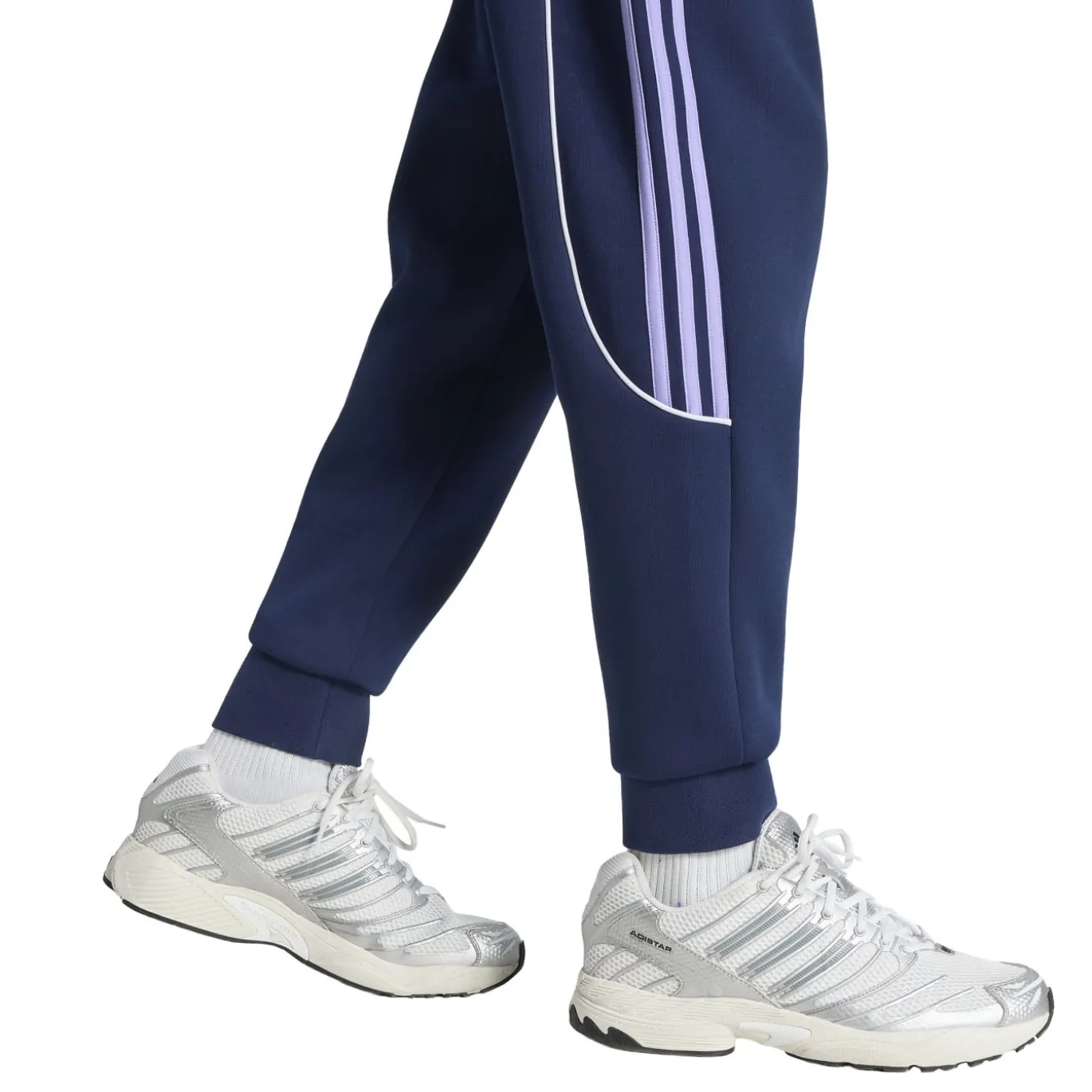 adidas Spacer Crew Trainingspak Donkerblauw Paars Wit