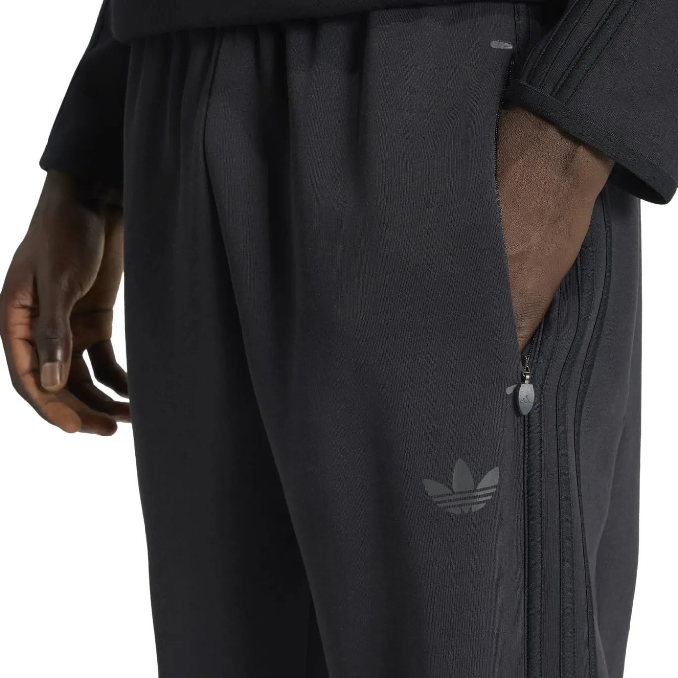 adidas Spacer Crew Trainingspak Zwart Donkergrijs
