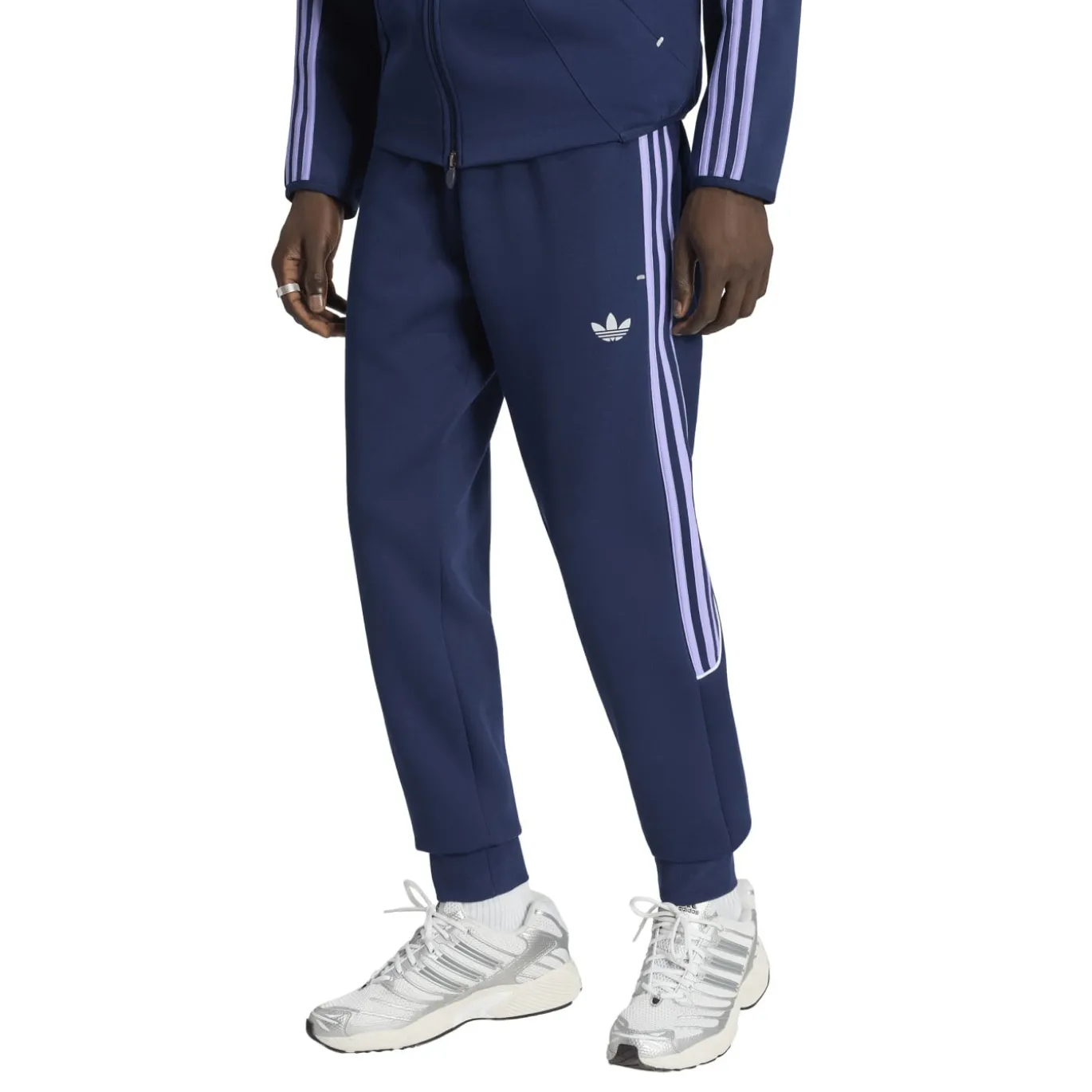 adidas Spacer Originals Trainingsbroek Donkerblauw Paars Wit
