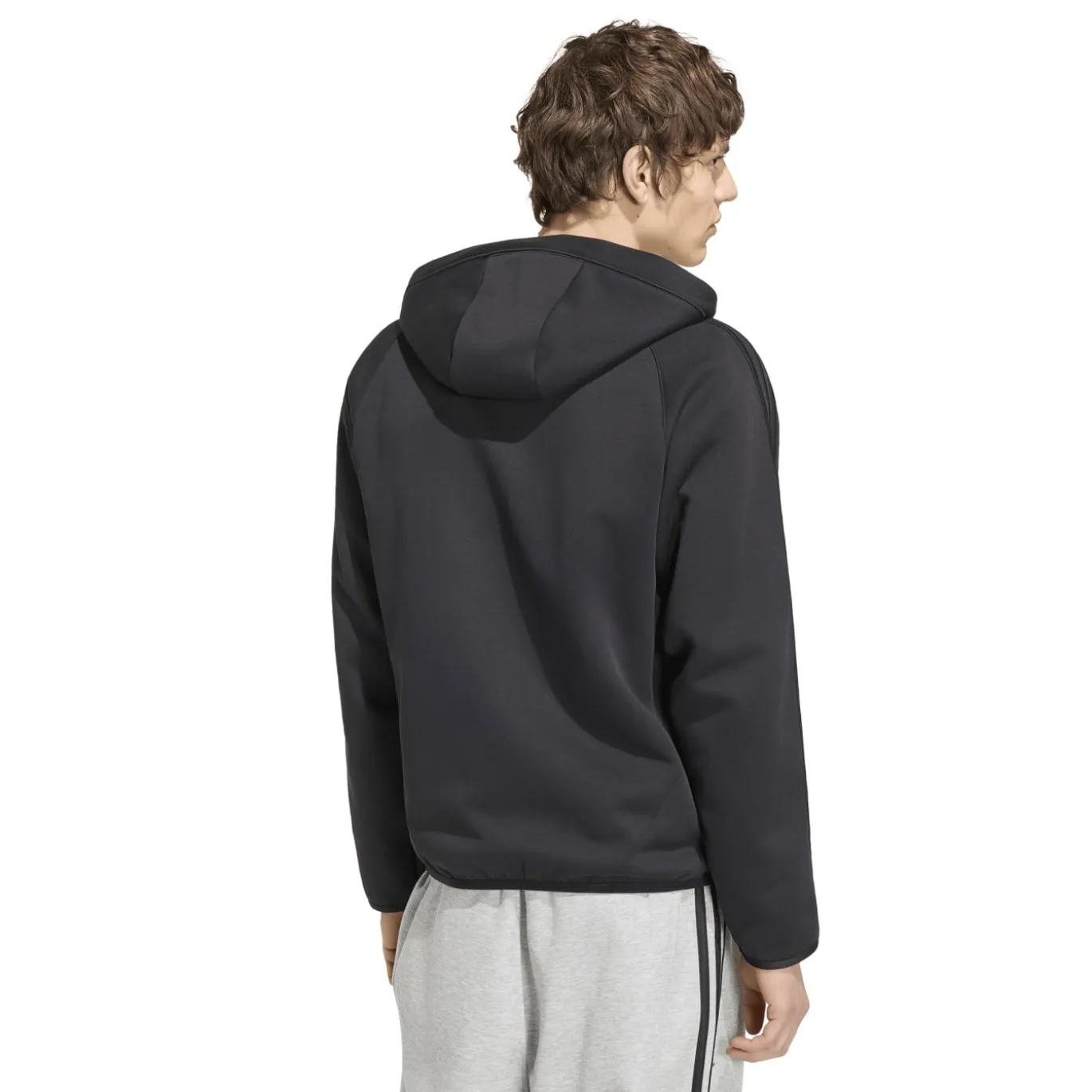 adidas Spacer Trainingsjack Hooded Zwart