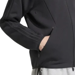 adidas Spacer Trainingsjack Hooded Zwart