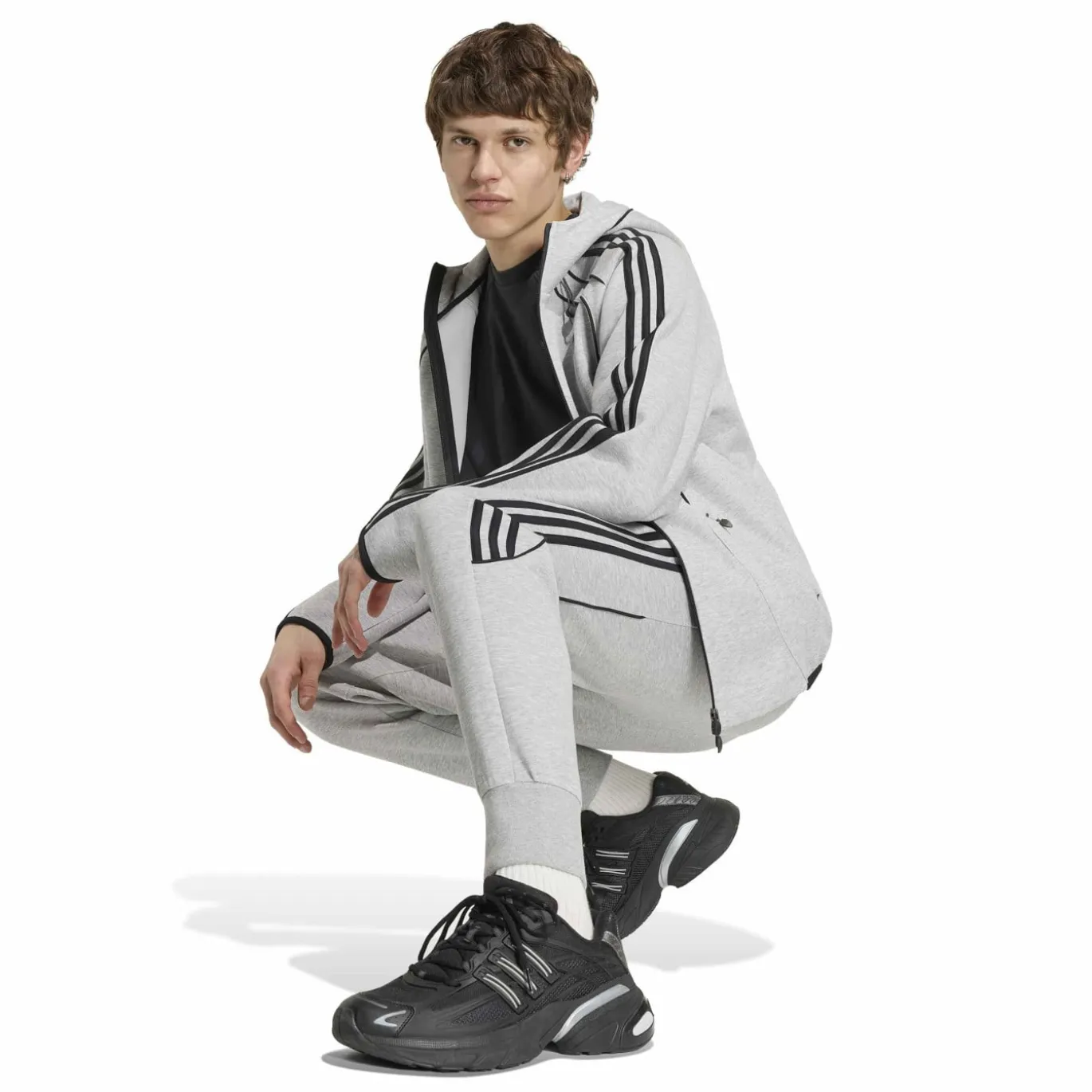 adidas Spacer Trainingspak Grijs Zwart