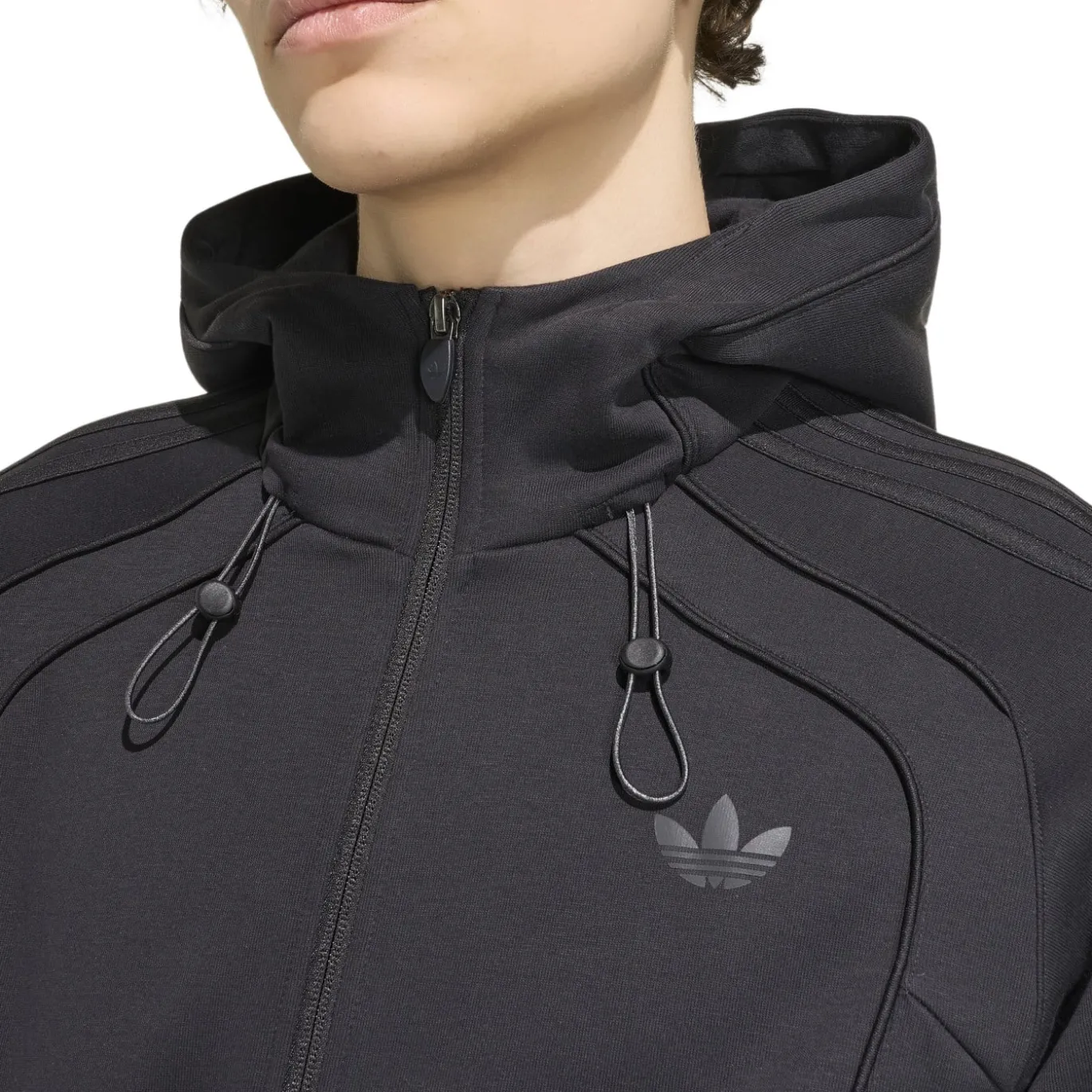adidas Spacer Trainingspak Zwart Donkergrijs