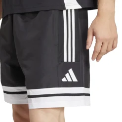 adidas Squadra 25 Downtime Broekje Zwart Wit