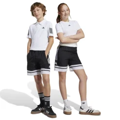 adidas Squadra 25 Downtime Broekje Kids Zwart Wit