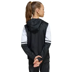 adidas Squadra 25 Hooded Trainingspak Full-Zip Kids Zwart Wit
