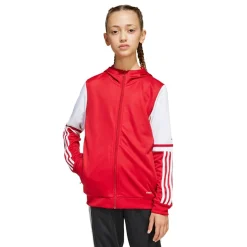 adidas Squadra 25 Hooded Trainingspak Full-Zip Kids Rood Zwart Wit