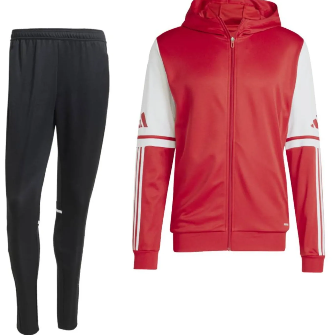 adidas Squadra 25 Hooded Trainingspak Full-Zip Rood Zwart Wit