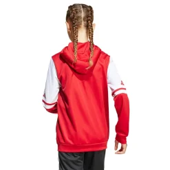 adidas Squadra 25 Hooded Trainingsjack Kids Rood Wit