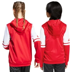 adidas Squadra 25 Hooded Trainingsjack Kids Rood Wit
