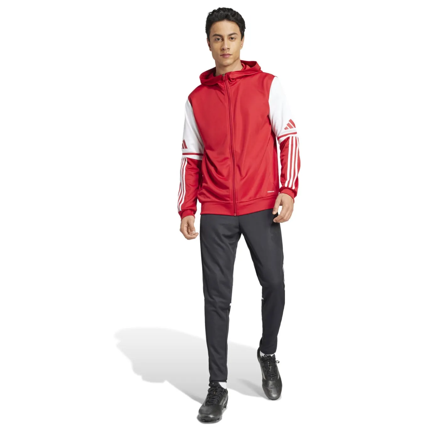 adidas Squadra 25 Hooded Trainingsjack Rood Wit