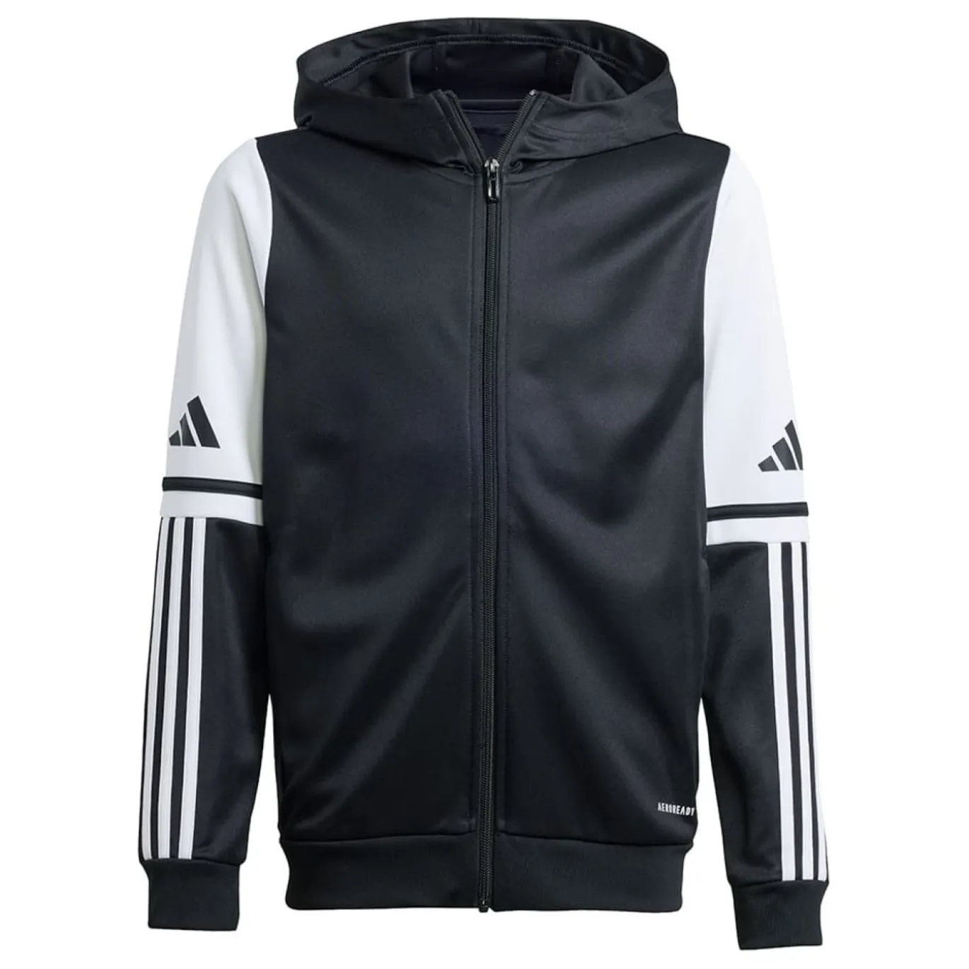 adidas Squadra 25 Hooded Trainingsjack Kids Zwart Wit