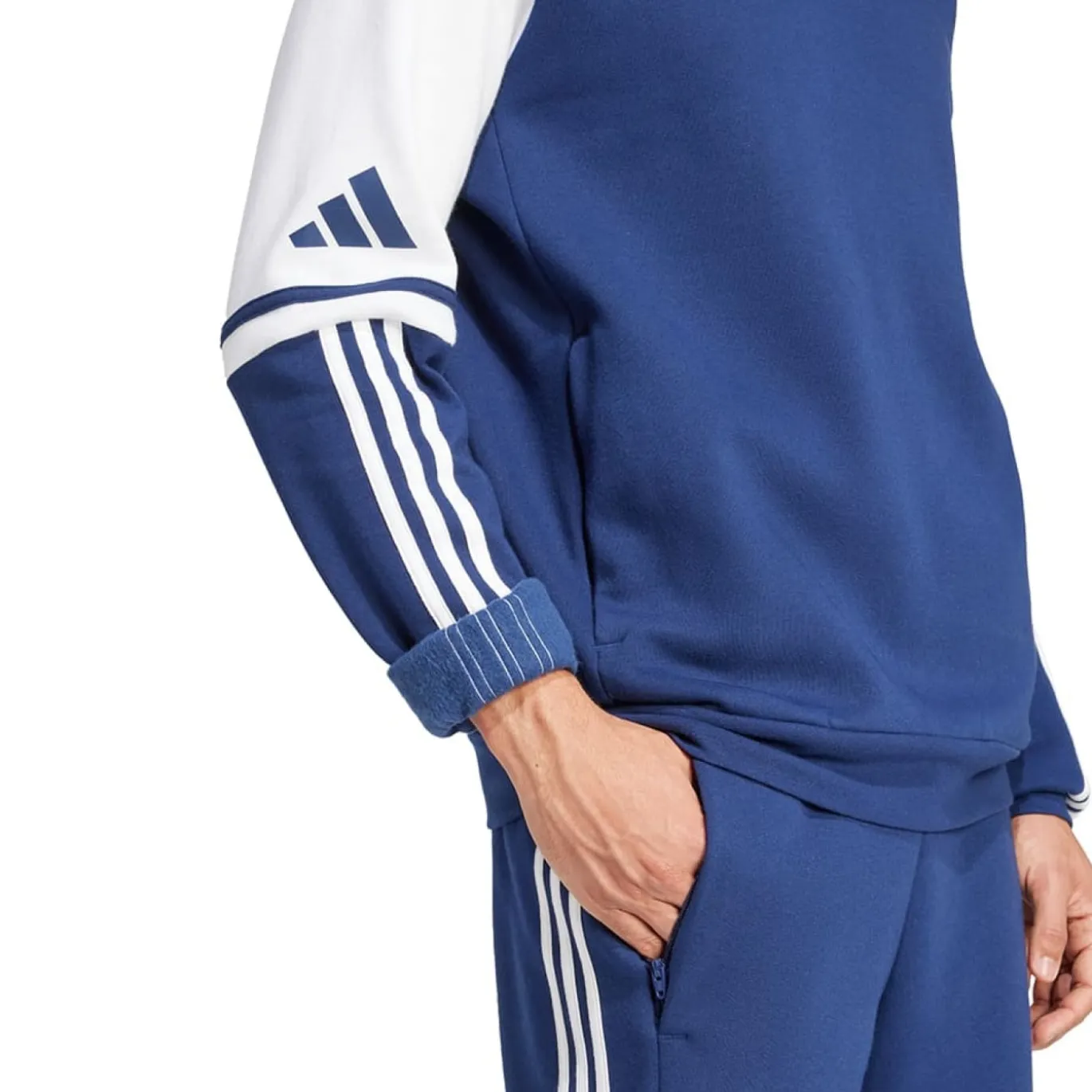 adidas Squadra 25 Hoodie Donkerblauw Wit