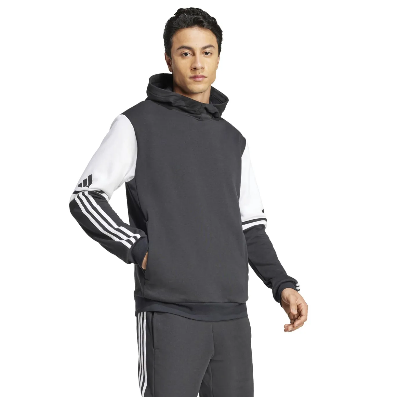 adidas Squadra 25 Hoodie Zwart Wit