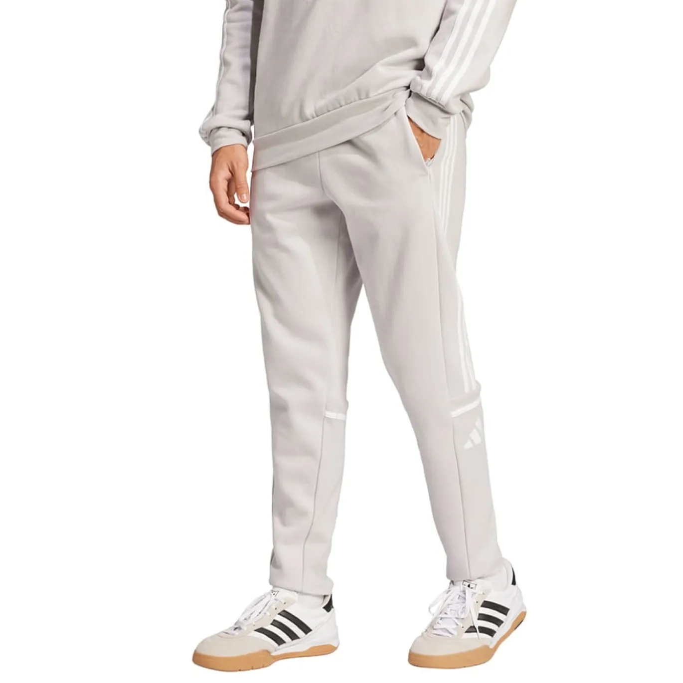 adidas Squadra 25 Joggingsbroek Lichtgrijs Wit