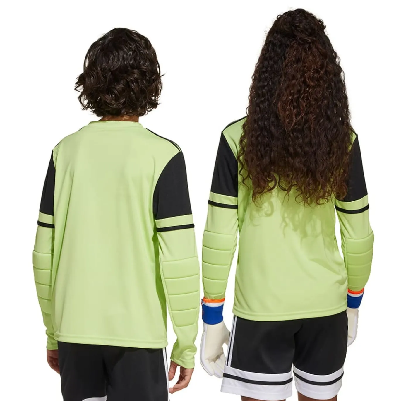 adidas Squadra 25 Keepersshirt Lange Mouwen Kids Neongeel Zwart