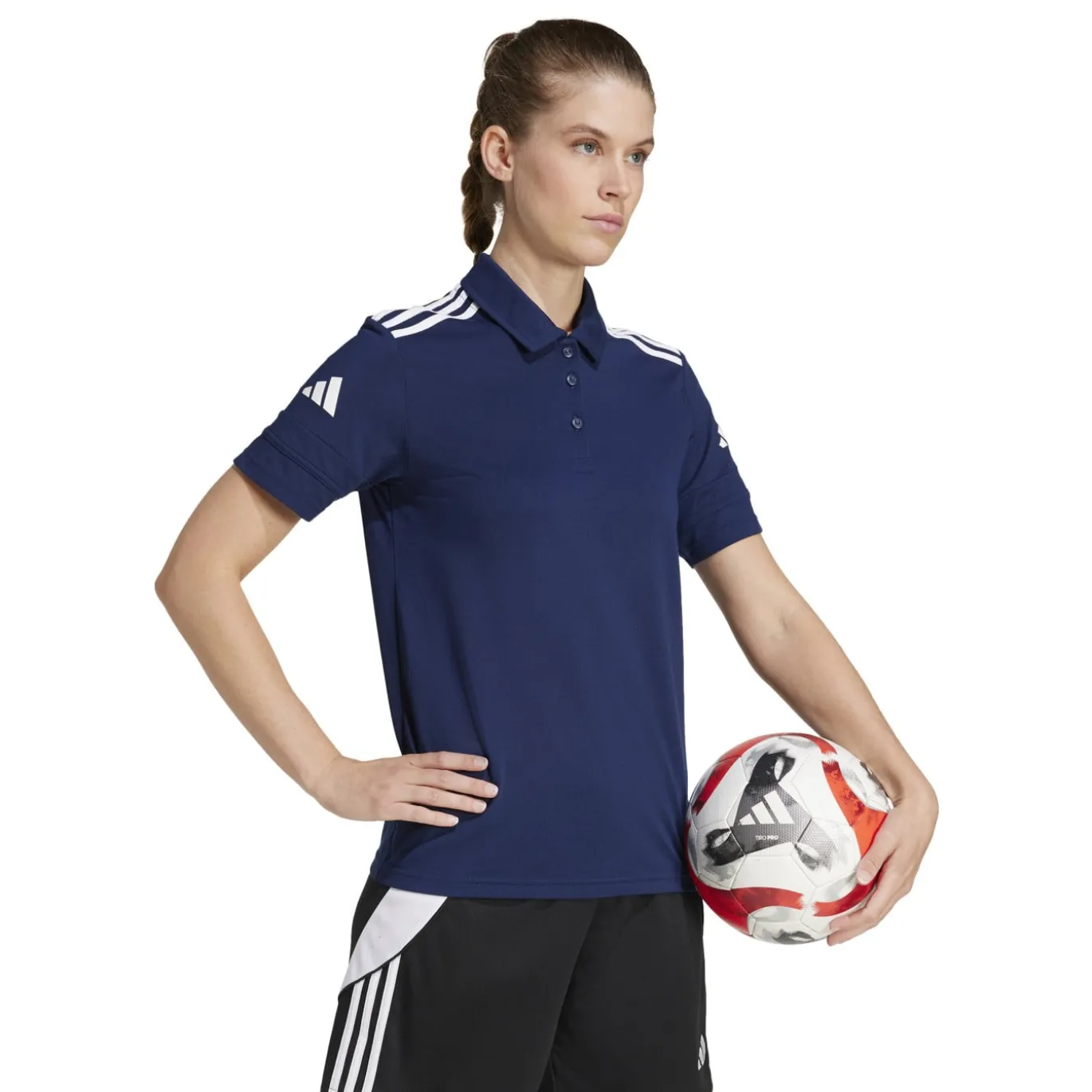 adidas Squadra 25 Polo Dames Donkerblauw