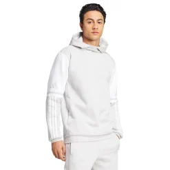 adidas Squadra 25 Sweat Hooded Trainingspak Lichtgrijs Wit
