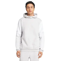 adidas Squadra 25 Sweat Hooded Trainingspak Lichtgrijs Wit