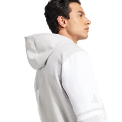 adidas Squadra 25 Sweat Hooded Trainingspak Lichtgrijs Wit