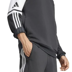 adidas Squadra 25 Sweat Hooded Trainingspak Zwart Wit