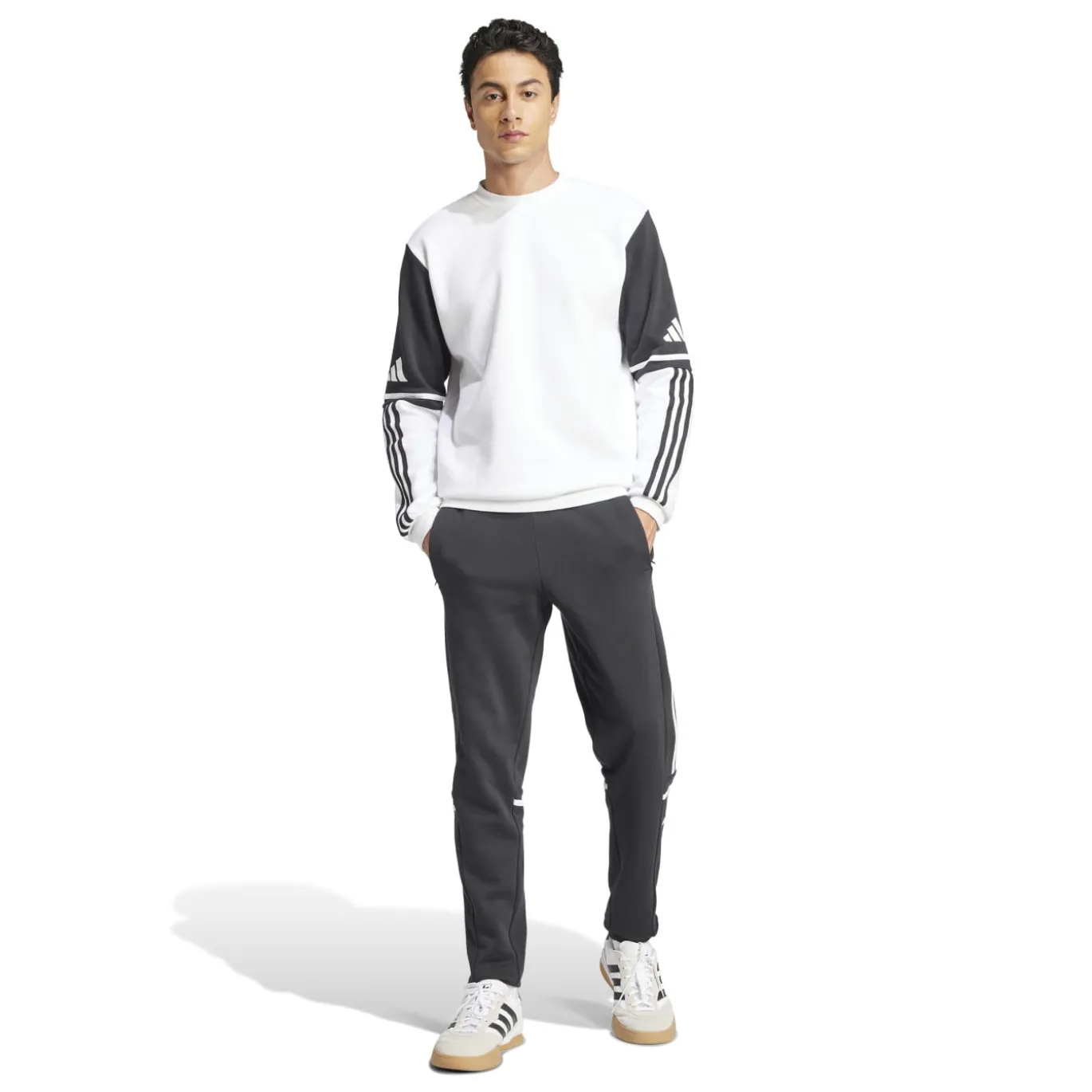 adidas Squadra 25 Sweat Trainingspak Wit Zwart